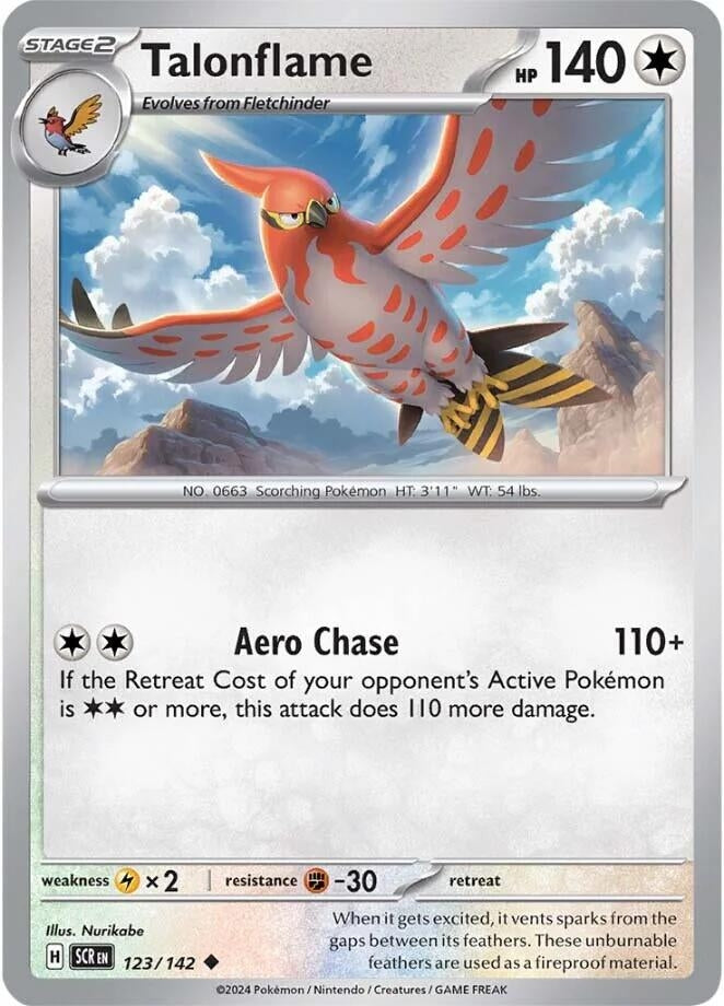 Image for Talonflame (123/142) (SCR) - Pokemon