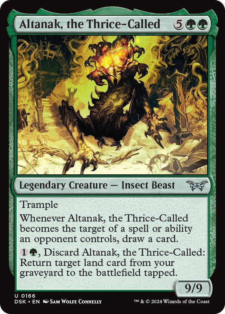 Image for Altanak, the Thrice-Called (166) (DSK) - Magic: The Gathering