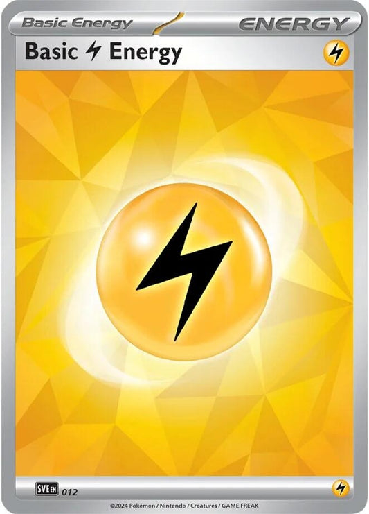 Image for Basic Lightning Energy - 012 (012) (SVE) - Pokemon