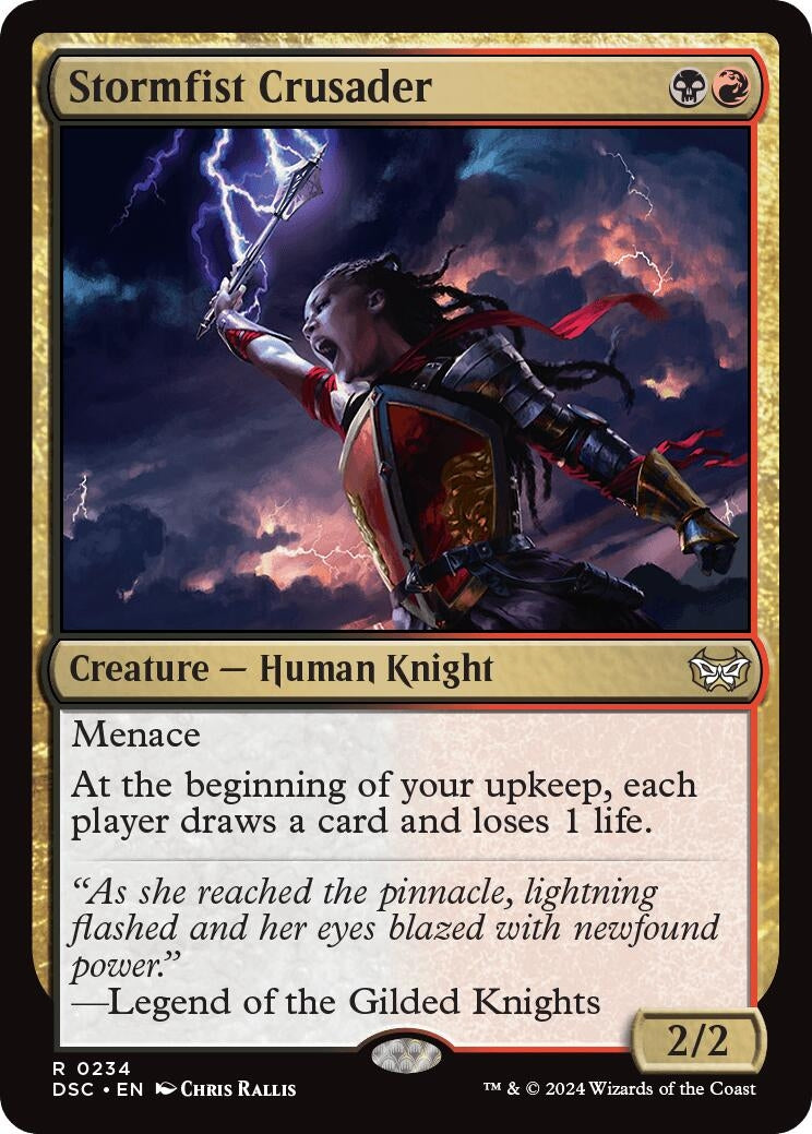 Image for Stormfist Crusader (234) (DSC) - Magic: The Gathering
