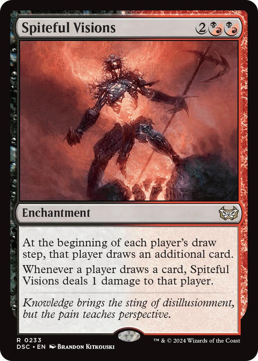 Image for Spiteful Visions (233) (DSC) - Magic: The Gathering