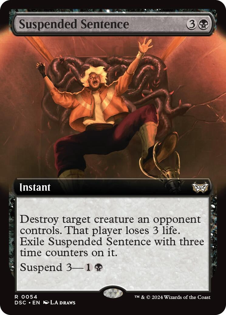 Image for Suspended Sentence (Extended Art) (54) (DSC) - Magic: The Gathering
