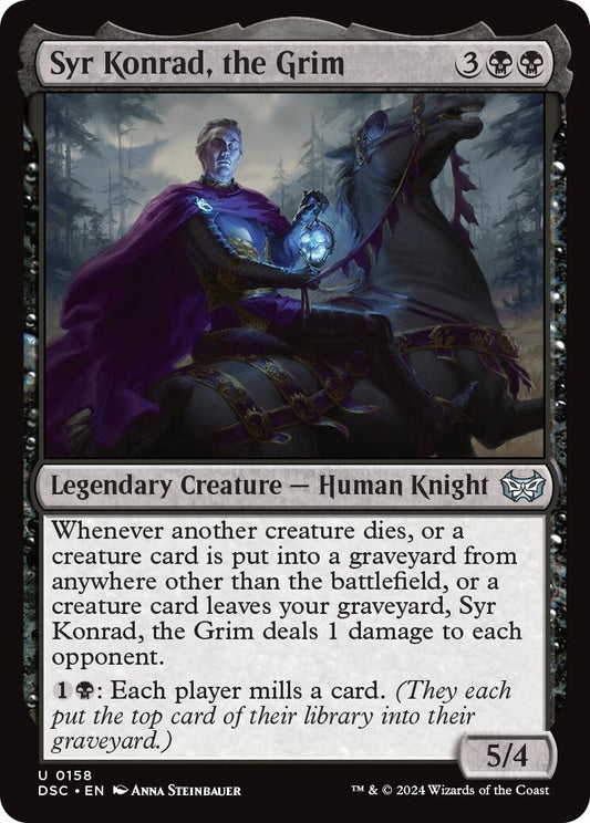 Image for Syr Konrad, the Grim (158) (DSC) - Magic: The Gathering