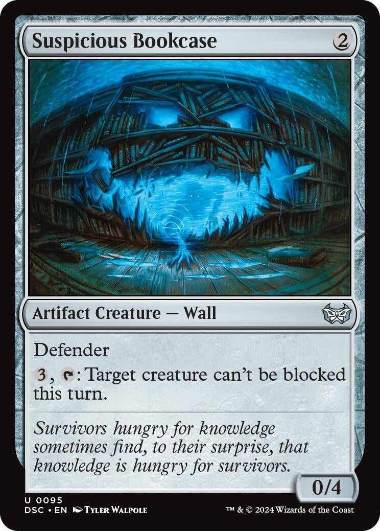 Image for Suspicious Bookcase (95) (DSC) - Magic: The Gathering