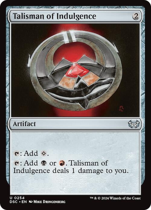 Image for Talisman of Indulgence (254) (DSC) - Magic: The Gathering