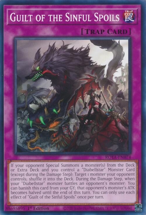 Image for Guilt of the Sinful Spoils (ROTA-EN074) (ROTA) - YuGiOh
