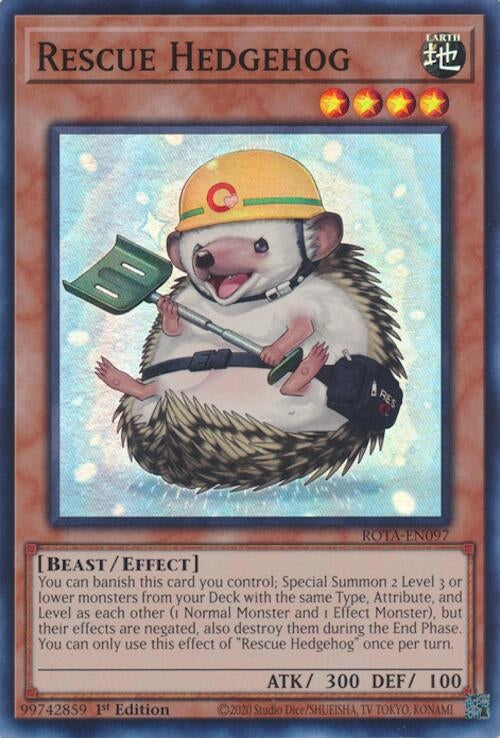 Image for Rescue Hedgehog (ROTA-EN097) (ROTA) - YuGiOh
