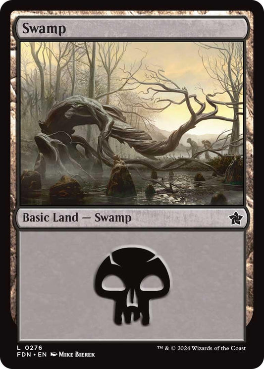 Image for Swamp (0276) (276) (FDN) - Magic: The Gathering