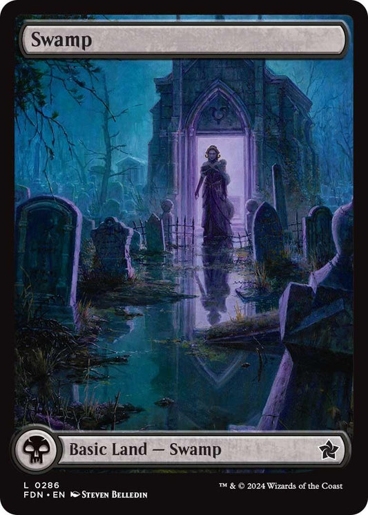 Image for Swamp (0286) (286) (FDN) - Magic: The Gathering