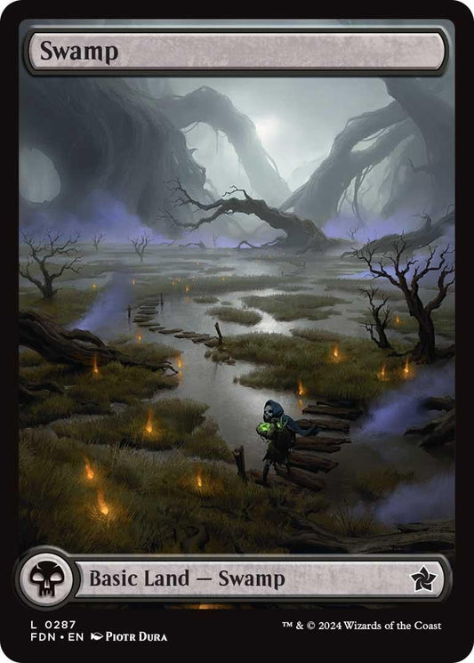 Image for Swamp (0287) (287) (FDN) - Magic: The Gathering
