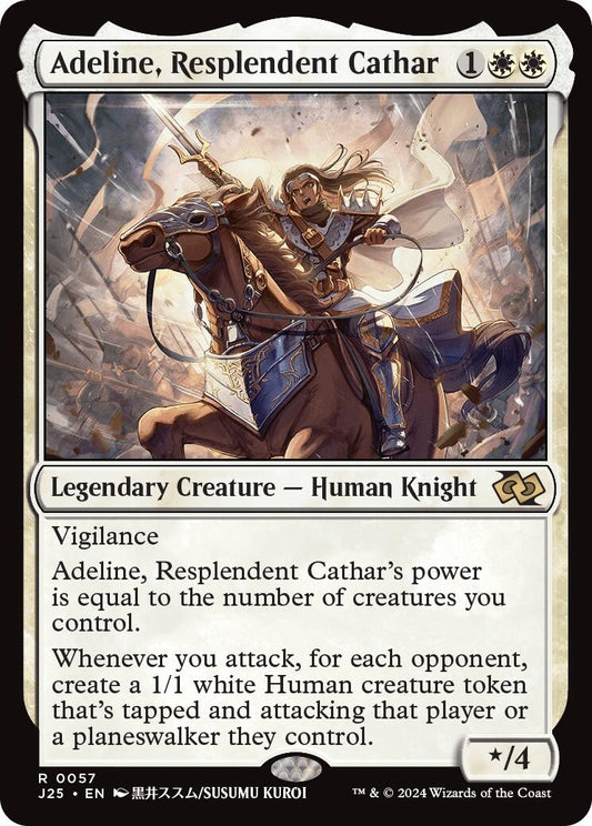 Image for Adeline, Resplendent Cathar (Anime) (57) (J25) - Magic: The Gathering