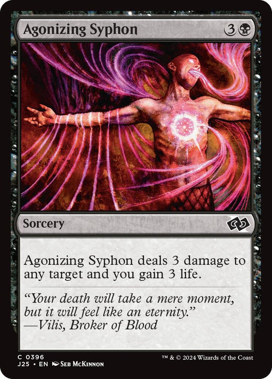 Image for Agonizing Syphon (396) (J25) - Magic: The Gathering