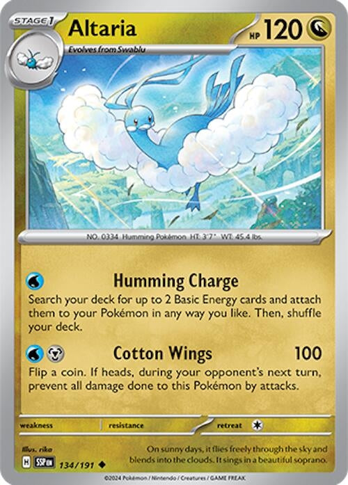 Image for Altaria (134/191) (SSP) - Pokemon