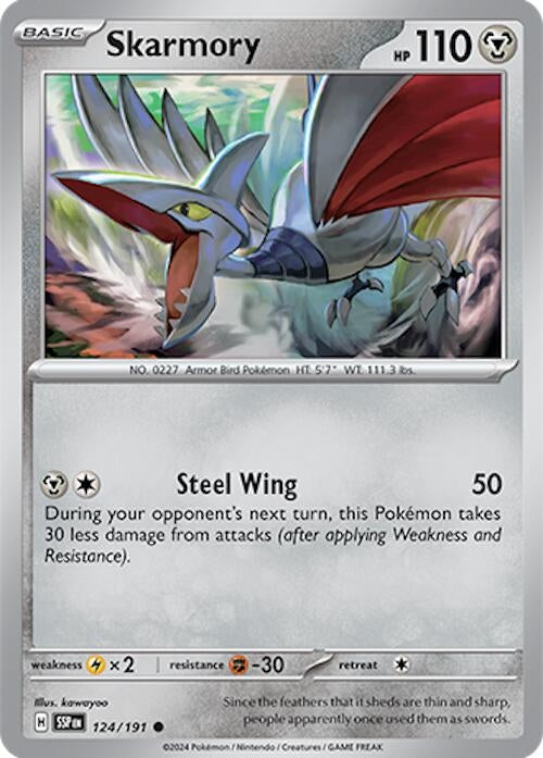 Image for Skarmory (124/191) (SSP) - Pokemon