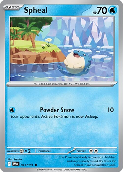 Image for Spheal (043/191) (SSP) - Pokemon