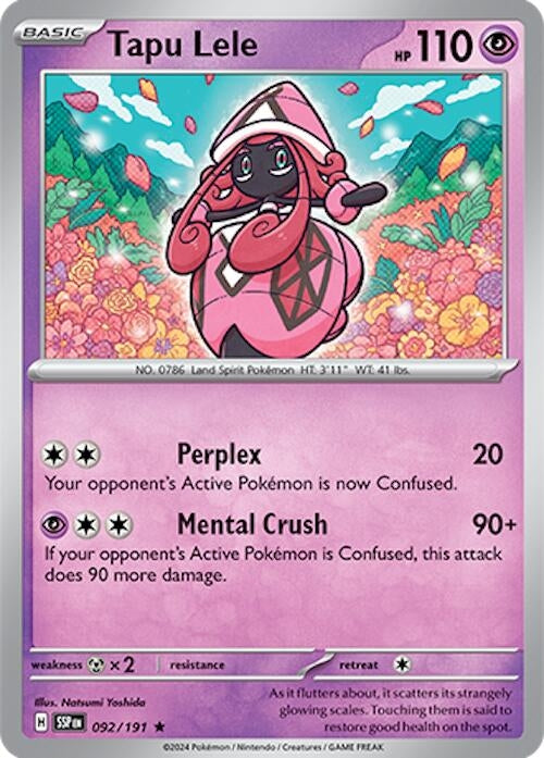 Image for Tapu Lele (092/191) (SSP) - Pokemon