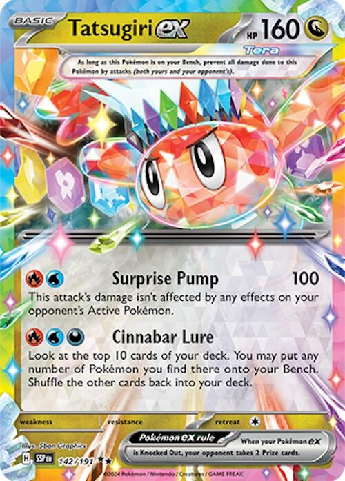 Image for Tatsugiri ex (142/191) (SSP) - Pokemon