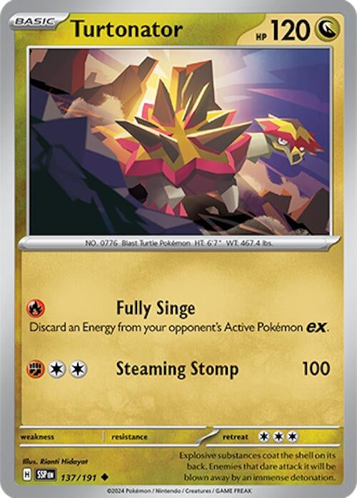 Image for Turtonator (137/191) (SSP) - Pokemon