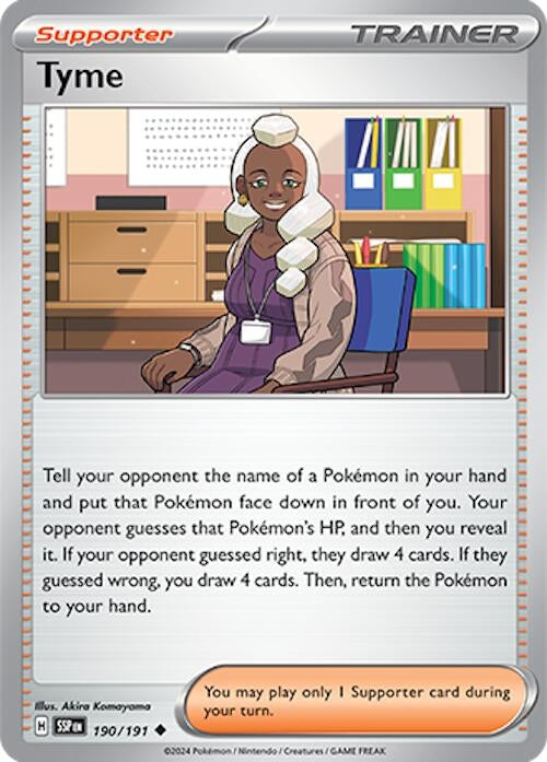 Image for Tyme (190/191) (SSP) - Pokemon