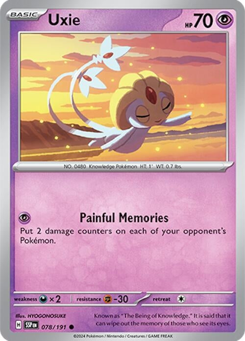 Image for Uxie (078/191) (SSP) - Pokemon