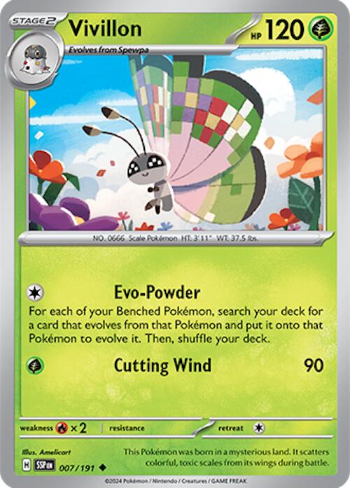 Vivillon - 007/191 - SV08: Surging Sparks (SV08)
