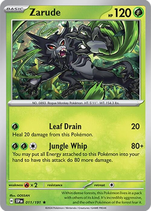 Image for Zarude (011/191) (SSP) - Pokemon
