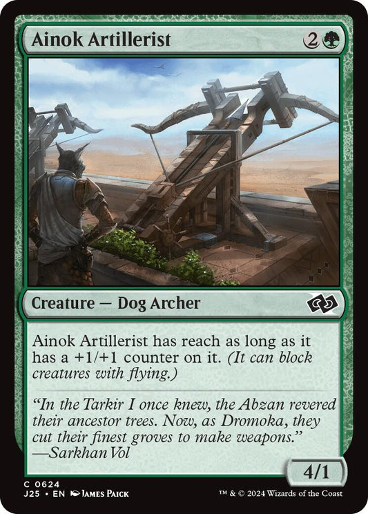 Image for Ainok Artillerist (624) (J25) - Magic: The Gathering