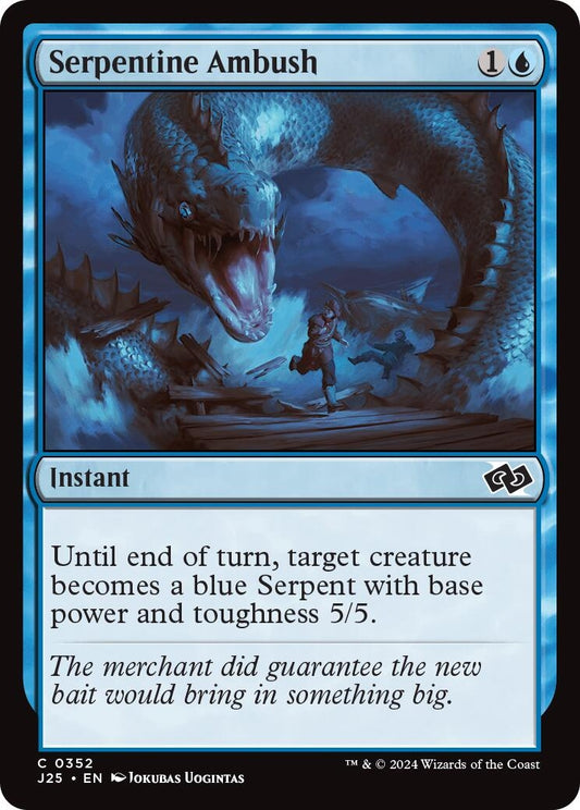 Image for Serpentine Ambush (352) (J25) - Magic: The Gathering