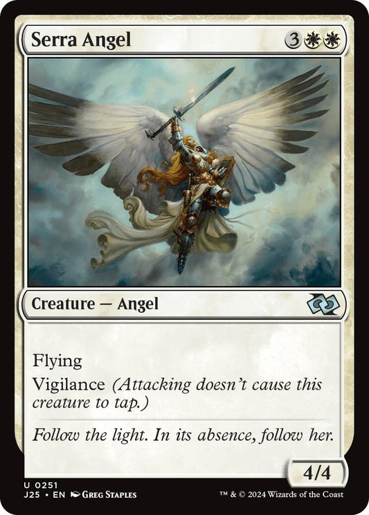 Image for Serra Angel (251) (J25) - Magic: The Gathering