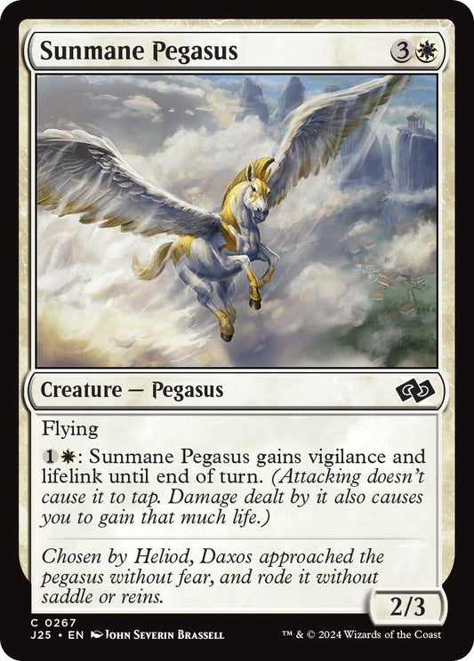Image for Sunmane Pegasus (267) (J25) - Magic: The Gathering