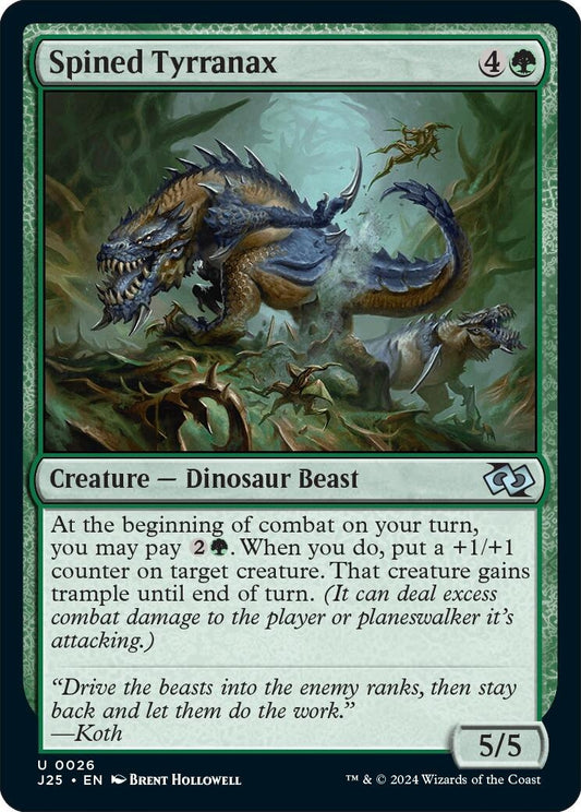 Image for Spined Tyrranax (26) (J25) - Magic: The Gathering