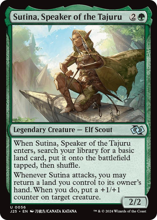 Image for Sutina, Speaker of the Tajuru (Anime) (56) (J25) - Magic: The Gathering