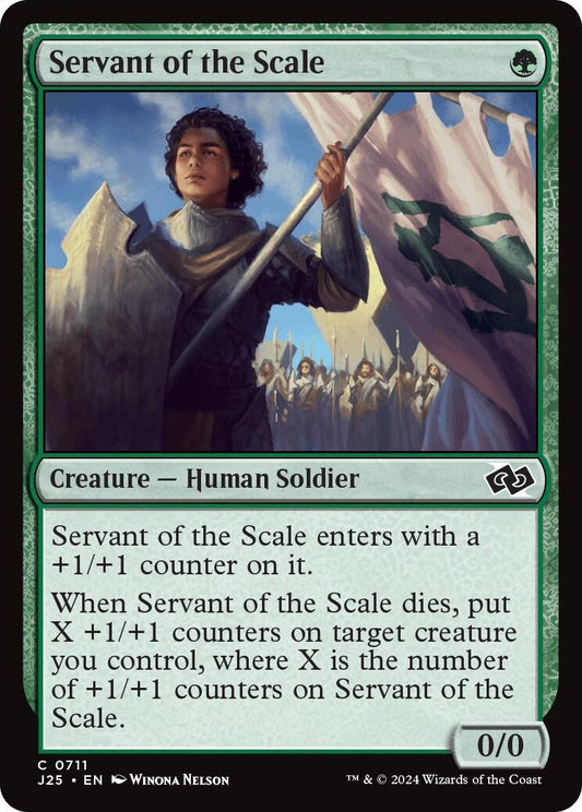 Image for Servant of the Scale (711) (J25) - Magic: The Gathering