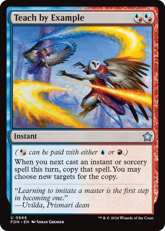Image for Teach By Example (666) (FDN) - Magic: The Gathering