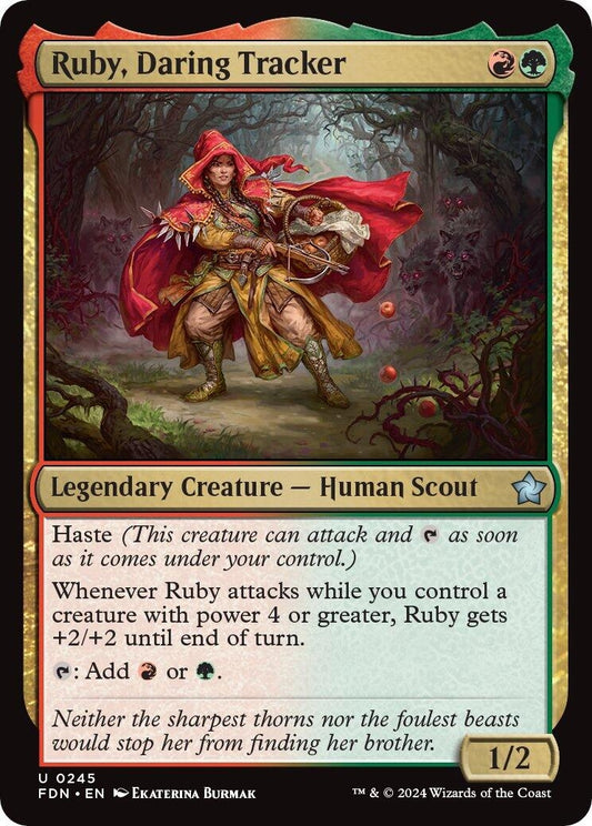 Image for Ruby, Daring Tracker (245) (FDN) - Magic: The Gathering