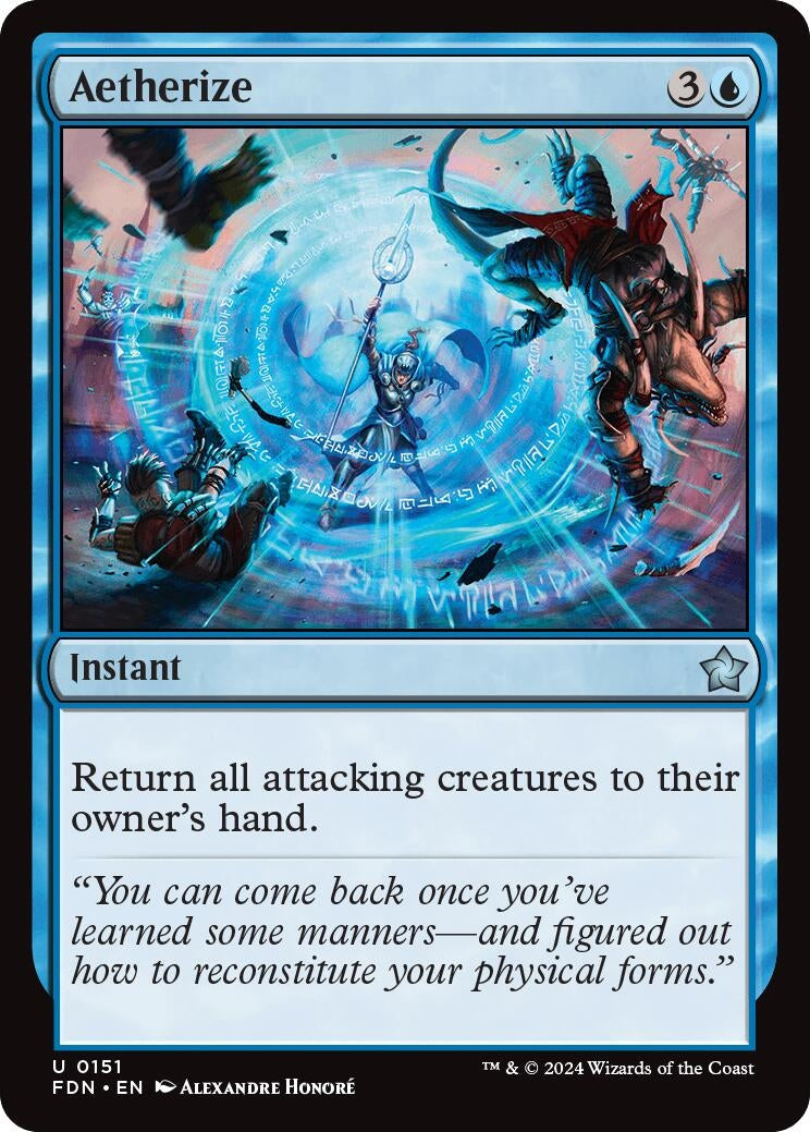 Image for Aetherize (151) (FDN) - Magic: The Gathering