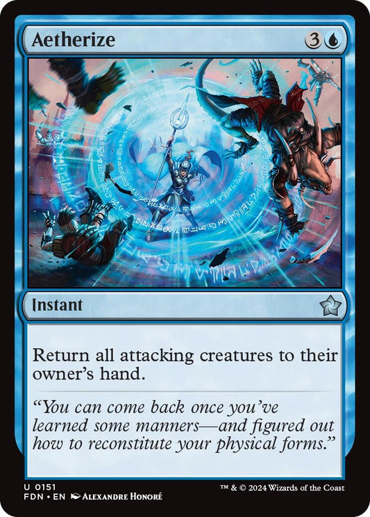Image for Aetherize (151) (FDN) - Magic: The Gathering