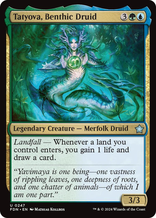 Image for Tatyova, Benthic Druid (247) (FDN) - Magic: The Gathering