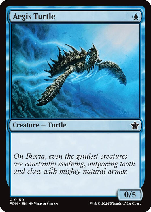 Image for Aegis Turtle (150) (FDN) - Magic: The Gathering