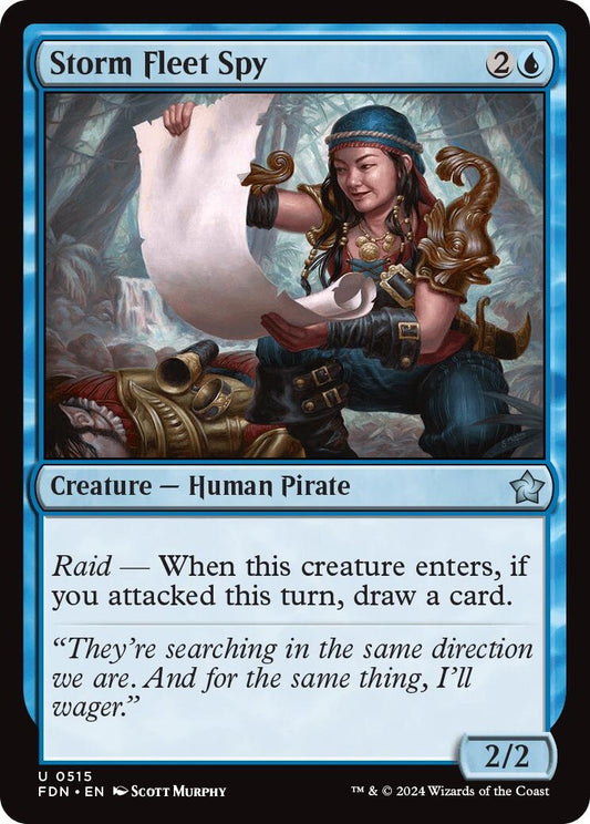 Image for Storm Fleet Spy (515) (FDN) - Magic: The Gathering
