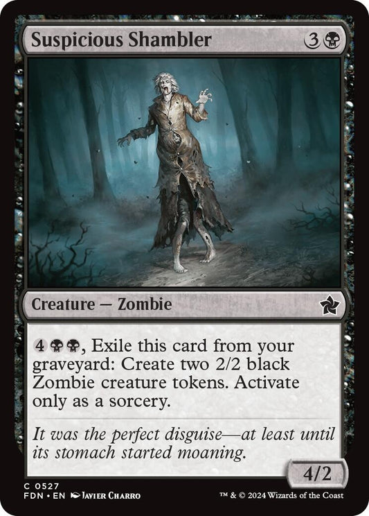 Image for Suspicious Shambler (527) (FDN) - Magic: The Gathering