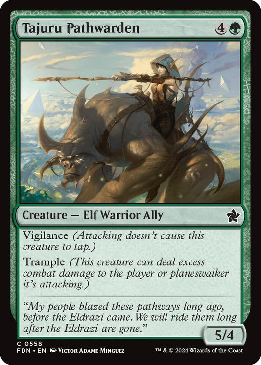 Image for Tajuru Pathwarden (558) (FDN) - Magic: The Gathering