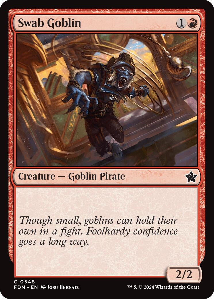 Image for Swab Goblin (548) (FDN) - Magic: The Gathering