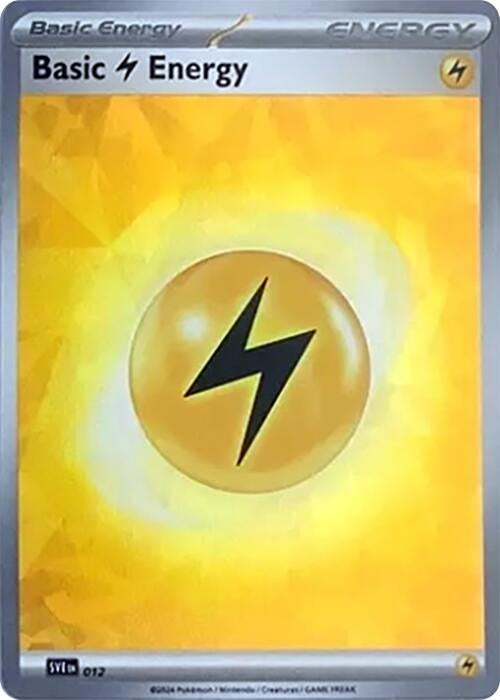 Image for Basic Lightning Energy (Cracked Ice Holo) (012) (SVE) - Pokemon