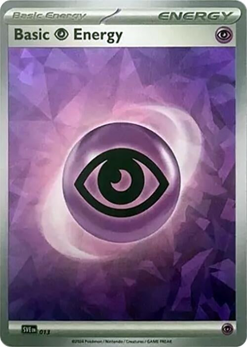 Image for Basic Psychic Energy (Cracked Ice Holo) (013) (SVE) - Pokemon