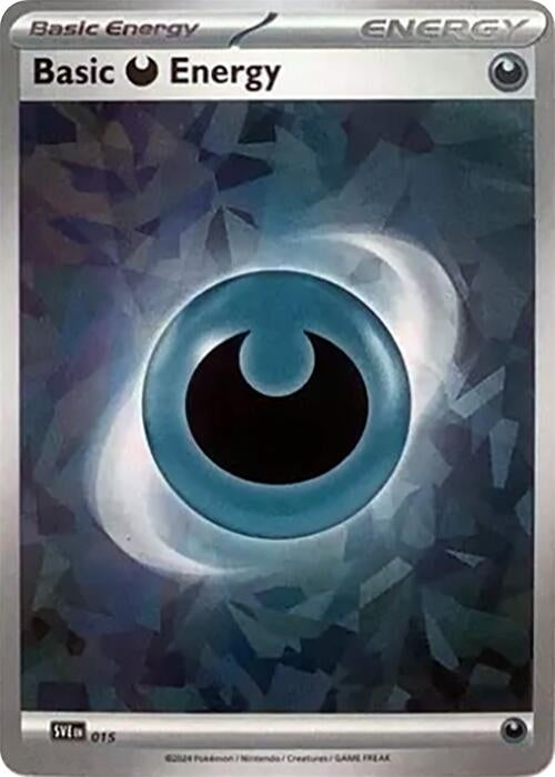 Image for Basic Darkness Energy (Cracked Ice Holo) (015) (SVE) - Pokemon