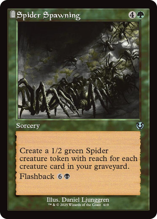 Image for Spider Spawning (Retro Frame) (419) (INR) - Magic: The Gathering