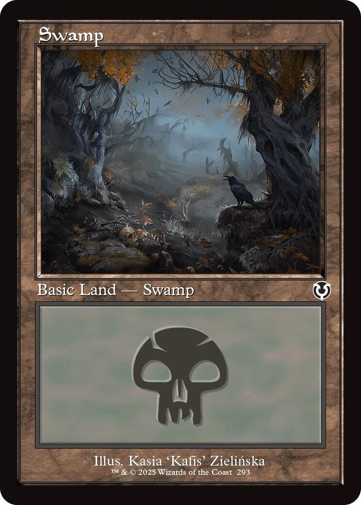 Image for Swamp (293) (Retro Frame) (293) (INR) - Magic: The Gathering