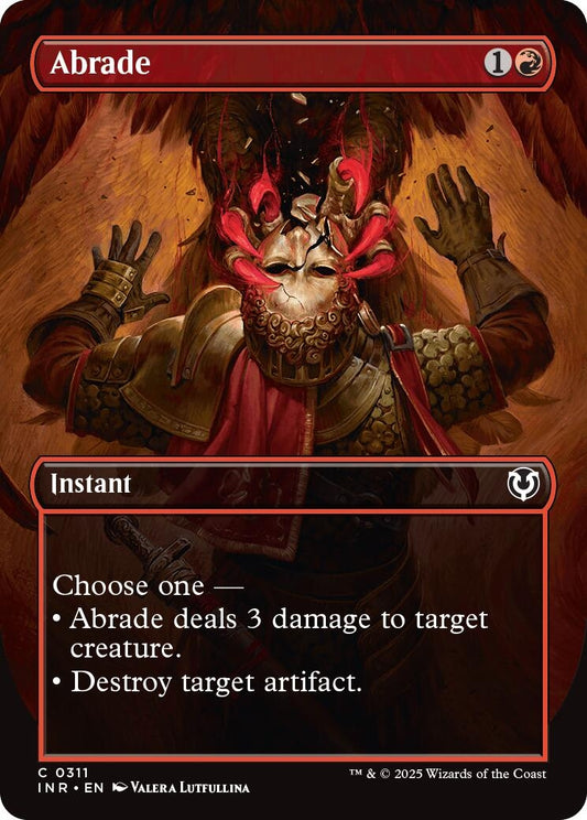 Image for Abrade (Borderless) (311) (INR) - Magic: The Gathering