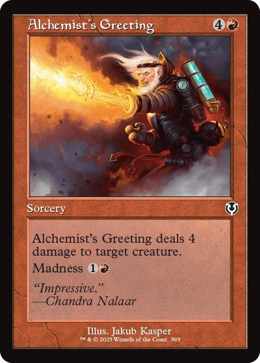 Image for Alchemist's Greeting (Retro Frame) (393) (INR) - Magic: The Gathering